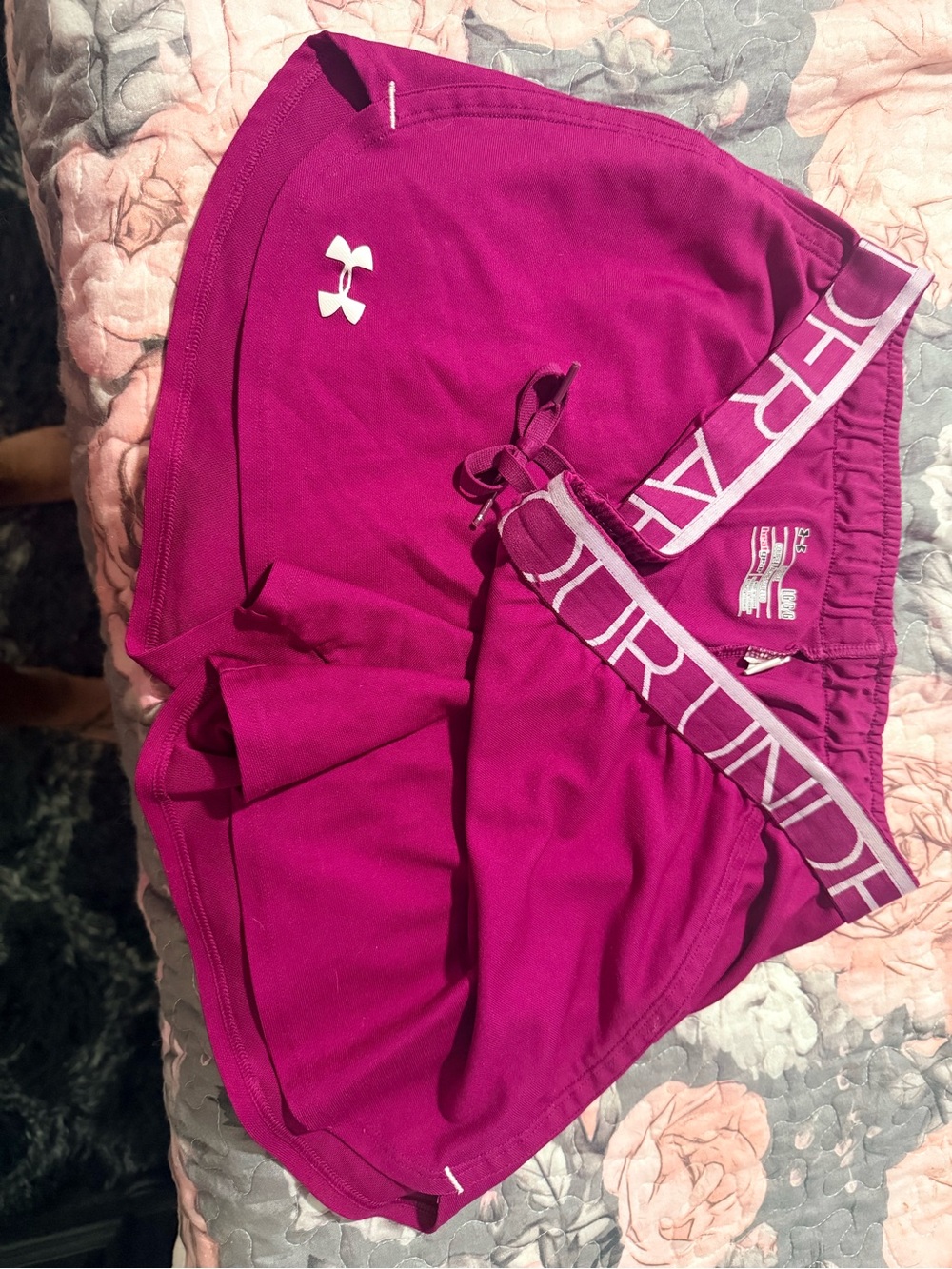 Under Armour Women’s Fuchsia Performance Athletic Shorts